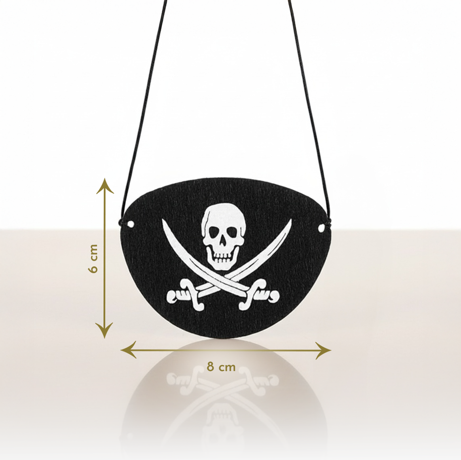 Caches-œil pirate (lot de 12)