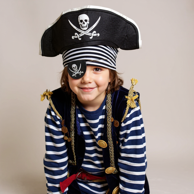 Caches-œil pirate (lot de 12)