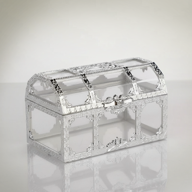 Coffre au Trésor Pirate Transparent – Boîte Décorative