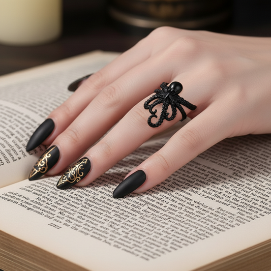 Bague Pieuvre enroulée