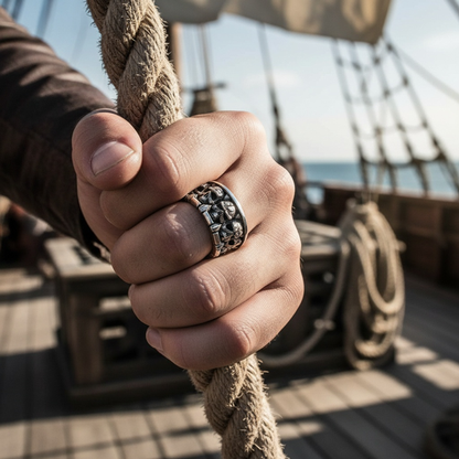 Bague Crânes Massifs