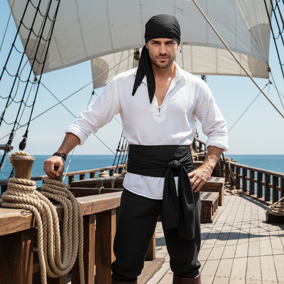 Bandeau & Ceinture pirate