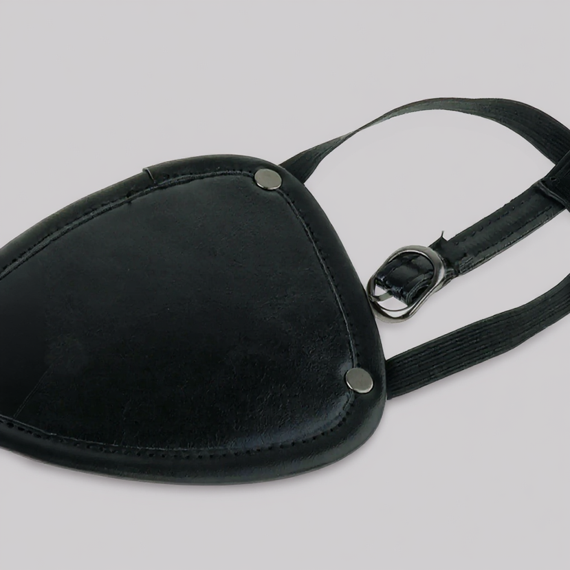 Cache-Œil Pirate en Simili Cuir – Accessoire Cosplay Ajustable