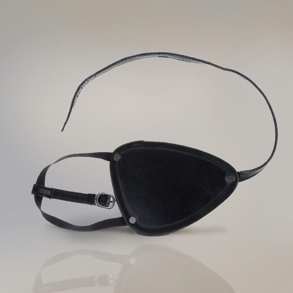Cache-Œil Pirate en Simili Cuir – Accessoire Cosplay Ajustable