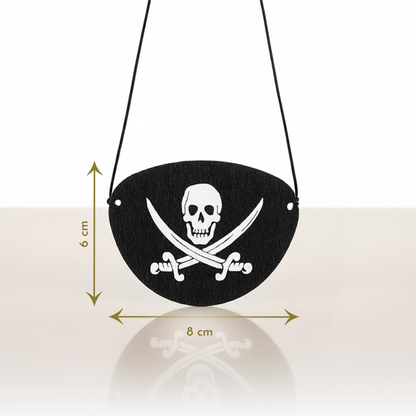 Caches-œil pirate (lot de 12)