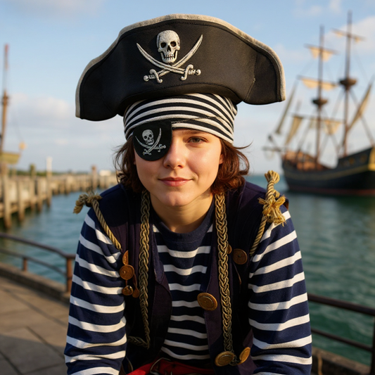 Caches-œil pirate (lot de 12)