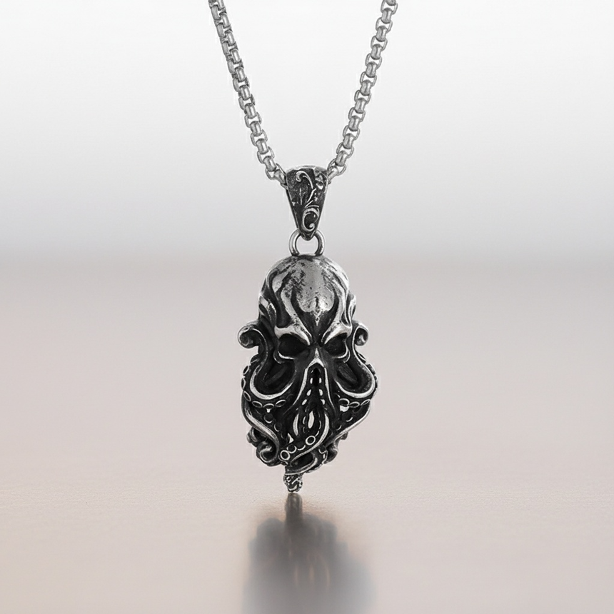 Collier Pendentif Pieuvre