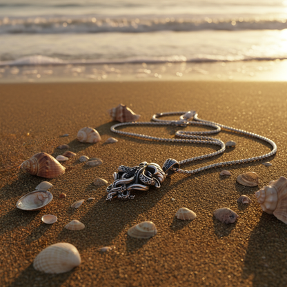 Collier Pendentif Pieuvre
