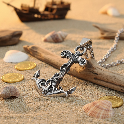 Collier Pendentif Ancre