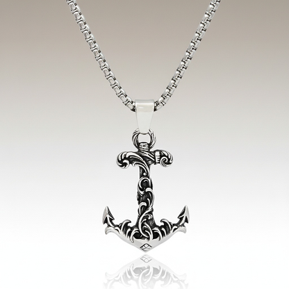 Collier Pendentif Ancre
