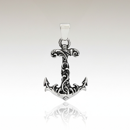 Collier Pendentif Ancre
