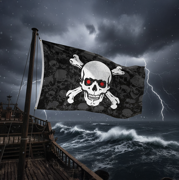 Drapeau Pirate Jolly Roger
