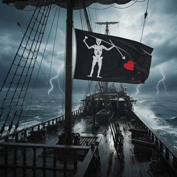 Drapeau Pirate Jolly Roger