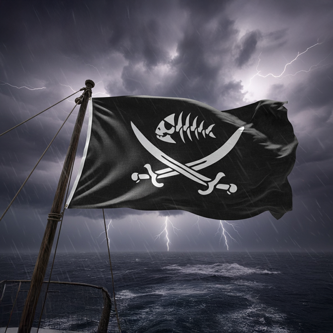 Drapeau Pirate Jolly Roger