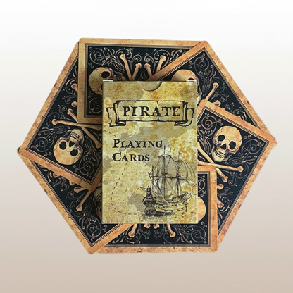 Jeu de 54 Cartes à Jouer Pirate Crâne Étanche