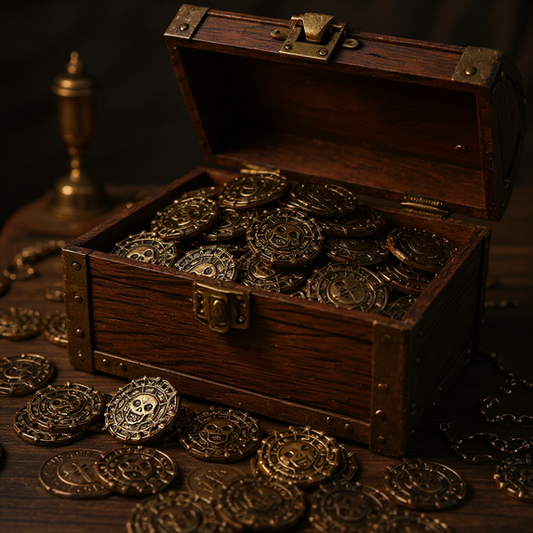 Pièces de Monnaie Pirate – Lot de 10 à 50 Trésors