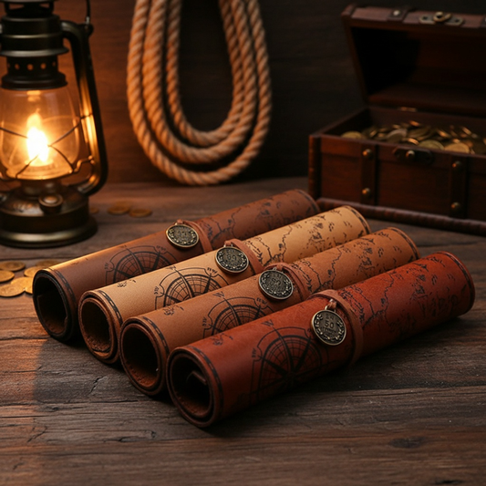 Trousse Carte au Trésor – Étui en Cuir