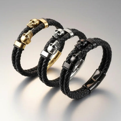 Variantes du Bracelet Duel des Crânes d’Acier de la gamme Ténèbres.