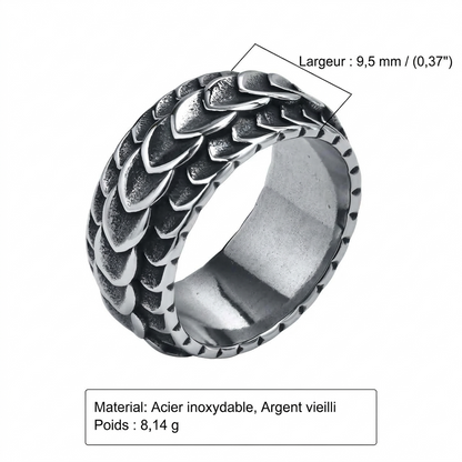 Bague du Kraken d’Argent | Gamme ABYSSES