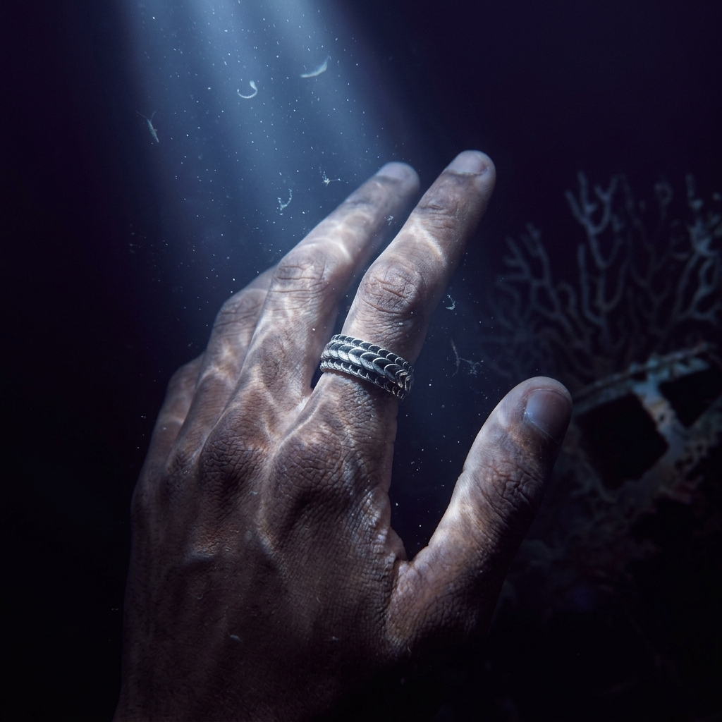 Bague du Kraken d’Argent | Gamme ABYSSES