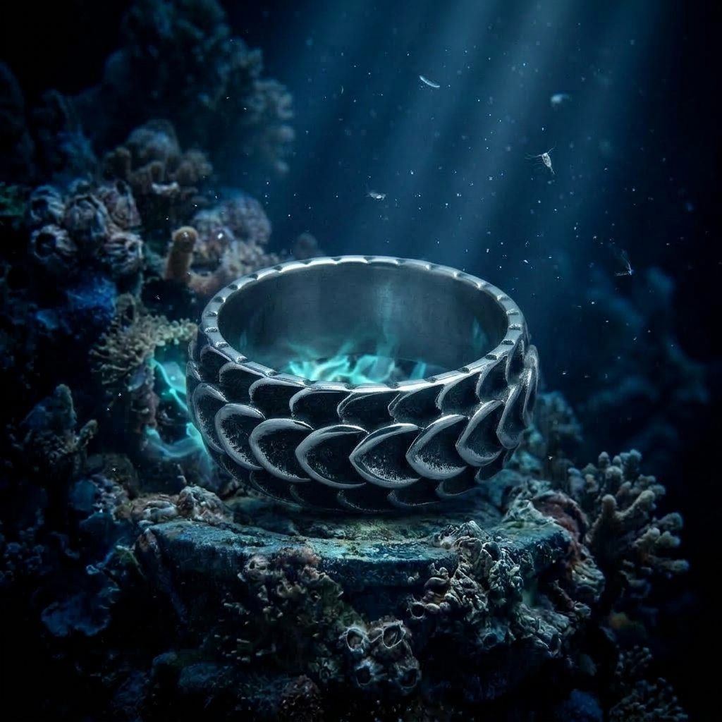 Bague du Kraken d’Argent | Gamme ABYSSES