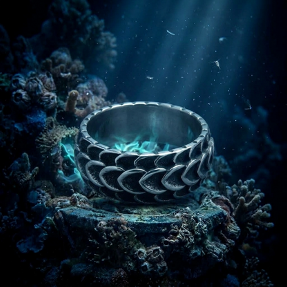 Bague du Kraken d’Argent | Gamme ABYSSES