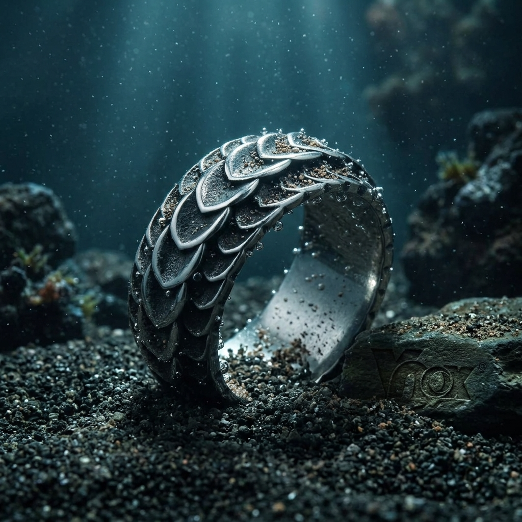 Bague du Kraken d’Argent | Gamme ABYSSES