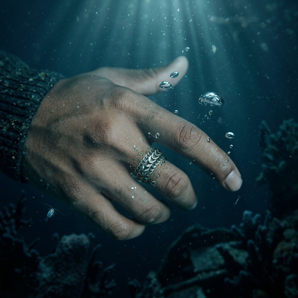 Bague du Kraken d’Argent | Gamme ABYSSES