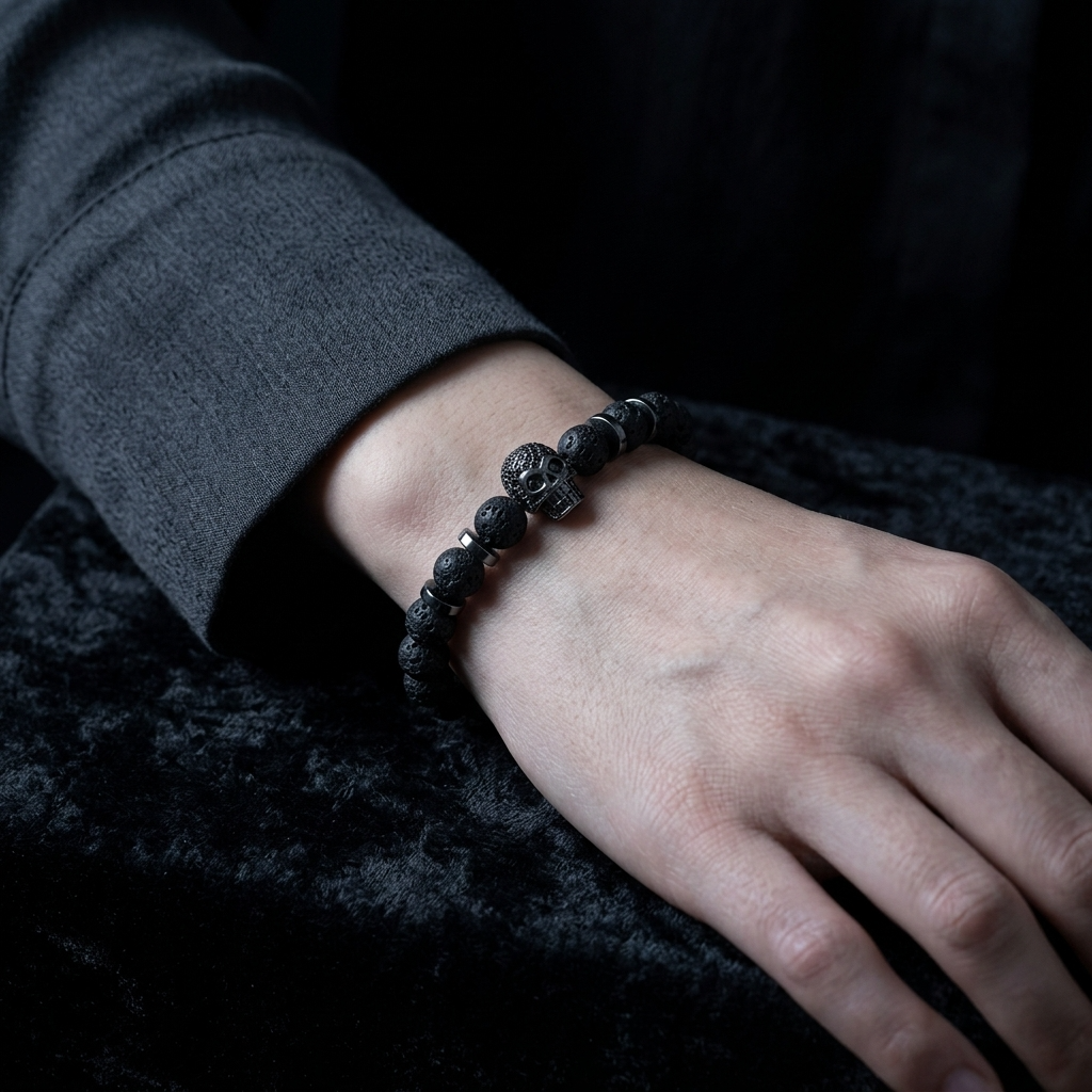 Bracelet de l’Onyx Maudit | Gamme TÉNÈBRES