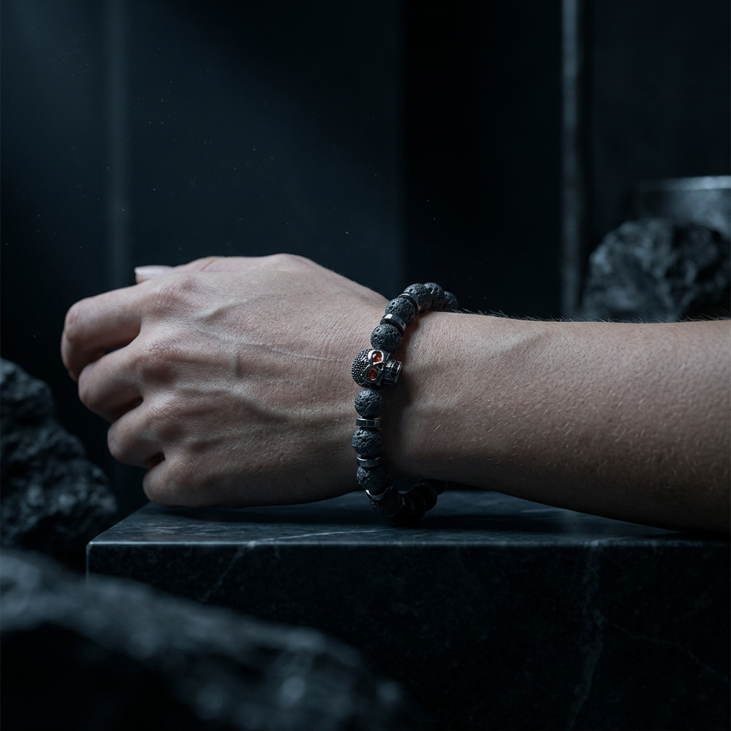 Bracelet de l’Onyx Maudit | Gamme TÉNÈBRES