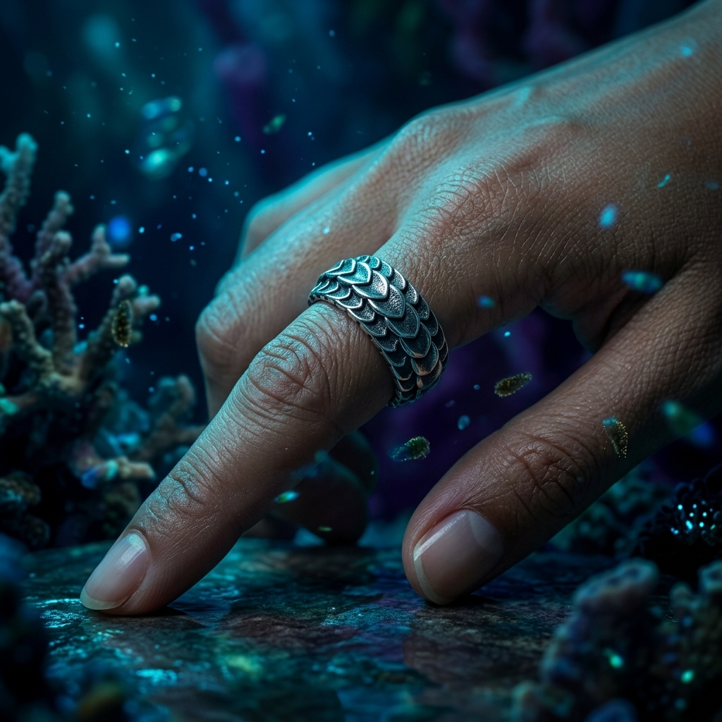 Bague du Kraken d’Argent | Gamme ABYSSES